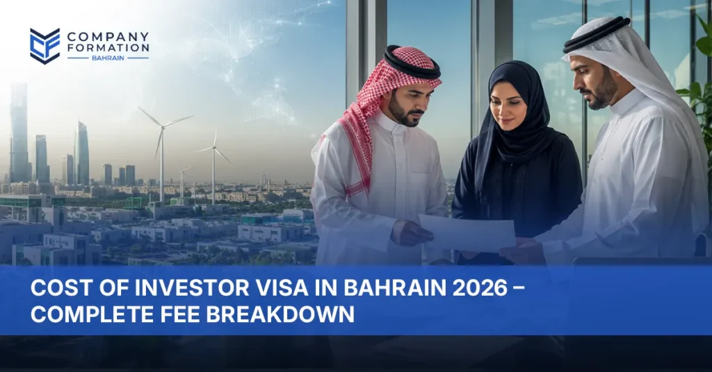 cost of investor visa in bahrain